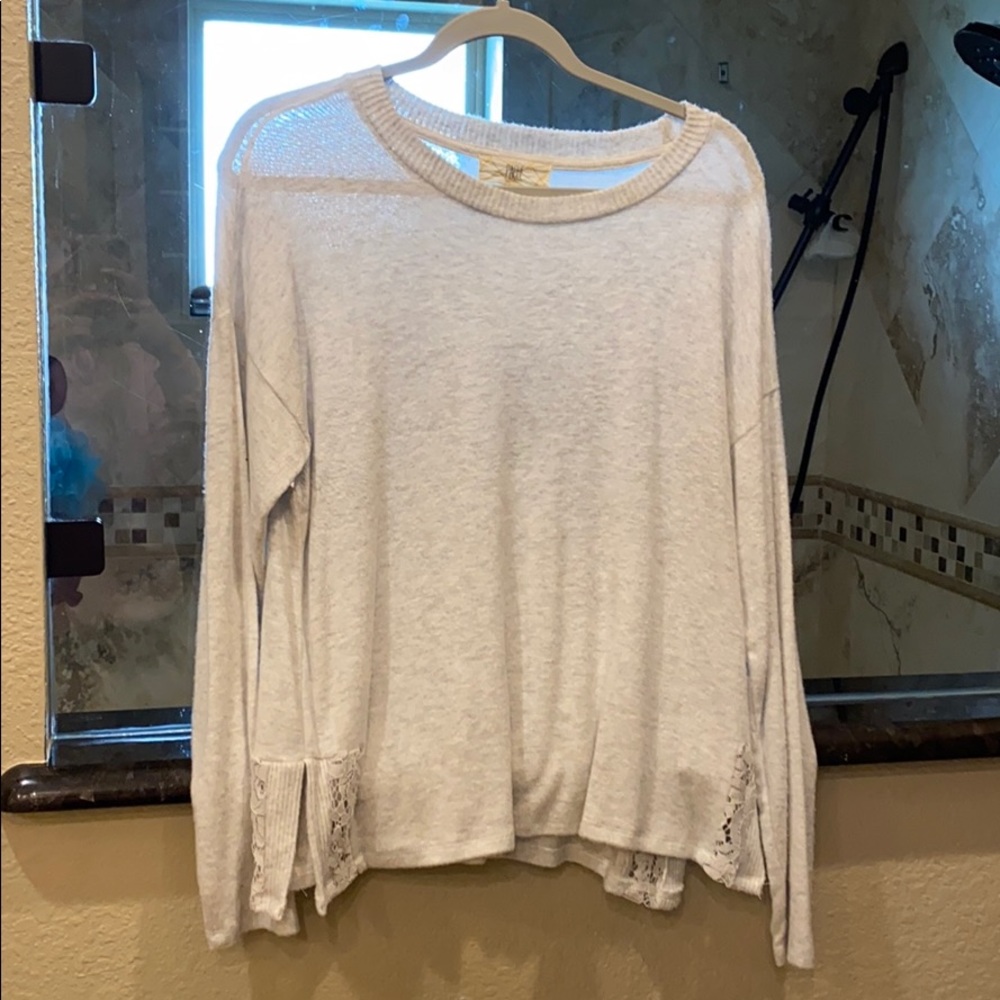 grey sweater